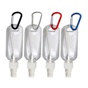 botella spray con carabiner