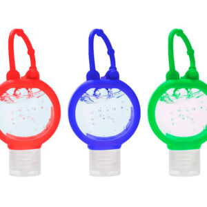 Gel antibacterial con sujetador de silicona circular