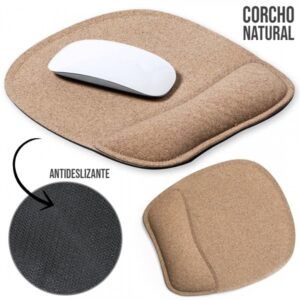 Mouse Pad corcho acolchado